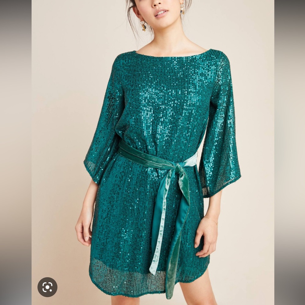 Anthropologie Starling Sequin Dress